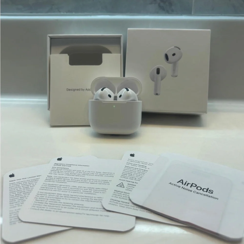 AirPod 4s with active noise cancellation (ANC)
